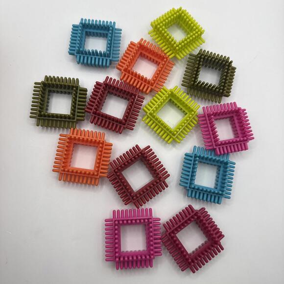 Bristle Blocks Bundle Lot of 50+ pcs Interlocking STEM Preschool Toy - Picture 5 of 7